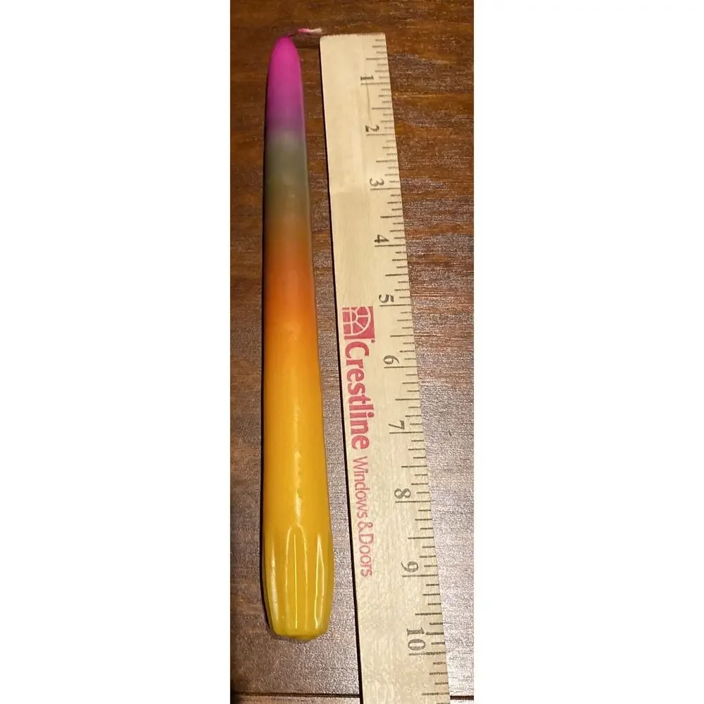 Color-Fall Wax Candle‎ (1) Color Changing Muench-Kreuzer. Vintage, Original Box
